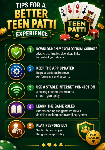 Tips for a better teen patti Experience